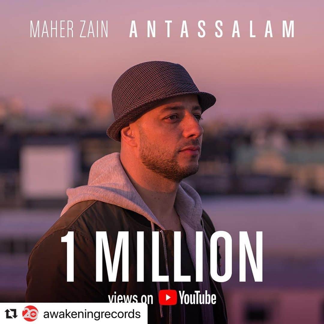 マヘル・ザインさんのインスタグラム写真 - (マヘル・ザインInstagram)「Thank you! 😊🙏🏼 #Repost @awakeningrecords ・・・ Alhamdulillah, @maherzainofficial‘s new music Video “Antassalam (You [God] Are Peace)” has passed 1 million views on YouTube within two days of its release. Thank you all for your love & support 😊🙏🏼 Keep sharing the love 🥰  #Antassalam #maherzain #ramadan #ramadan2020 #youtube #thankyou #awakeningmusic」5月6日 5時19分 - maherzainofficial