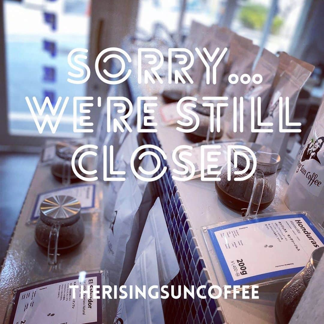 坂口憲二（THE RISING SUN COFFEE）さんのインスタグラム写真 - (坂口憲二（THE RISING SUN COFFEE）Instagram)「◆今後の営業についてのお知らせ◆ .  明日、5月7日からの営業再開を予定しておりましたが、政府より緊急事態宣言の延長が正式に発表されました。  これを受け、スタッフ一同で話し合った結果、5月31日まで都内店舗の方はお休みさせて頂く事にしました。今は健康を第一に、無理をせず、1日も早い終息を目指して出来る事をやるのみ、という結論に至りました。  オンラインストアの方は通常通り営業してますのでぜひご利用下さい。今後、新商品も続々と発表していく予定です‼︎ .  therisingsuncoffee.jp  #stay #cool #stay #home #and #drink #coffee」5月6日 7時04分 - therisingsuncoffee