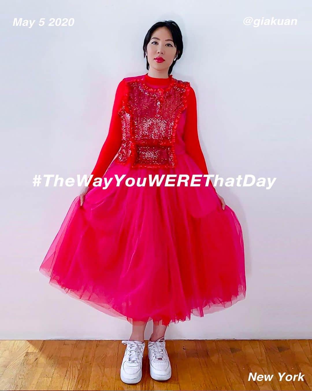 筒井心一のインスタグラム：「@giakuan quarantined in #NewYork, May 5 2020  #OutfitOfTheDay = #TheWayYouWEREThatDay #QuarantineEdition  #TWYWTD #ShinichiTsutsui」