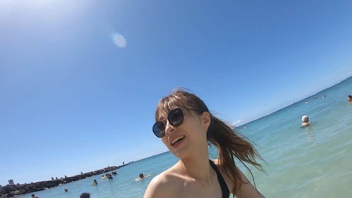 三浦サリーのインスタグラム：「. せっかくGoproで撮ったので、 また行けますようにシリーズ。 . うーんやっぱりオンラインにすると画質がなあ、、🤔 #hawaii #gopro」