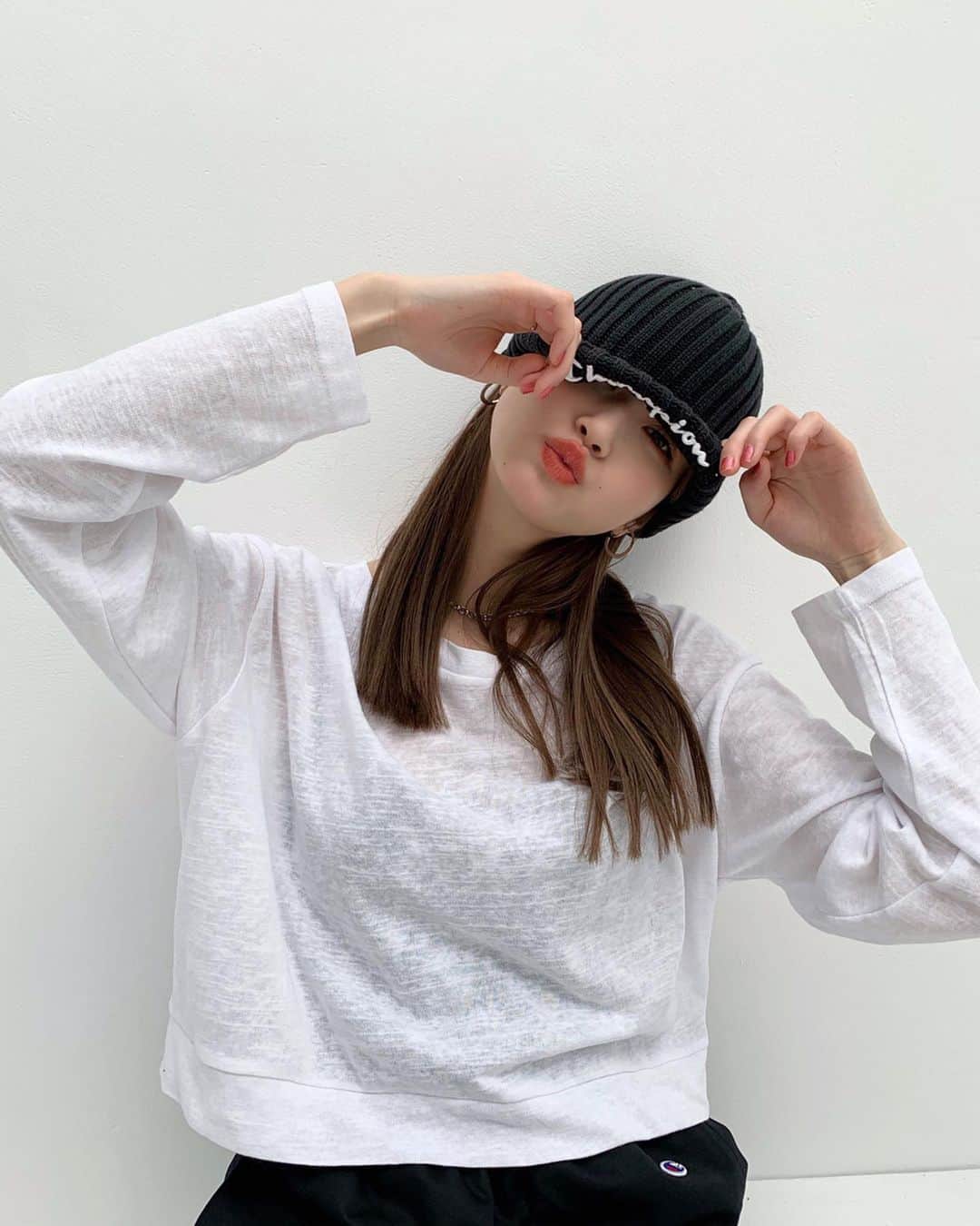 生見愛瑠さんのインスタグラム写真 - (生見愛瑠Instagram)「にっとな帽~。☺︎☺︎☺︎」5月6日 19時45分 - meru_nukumi