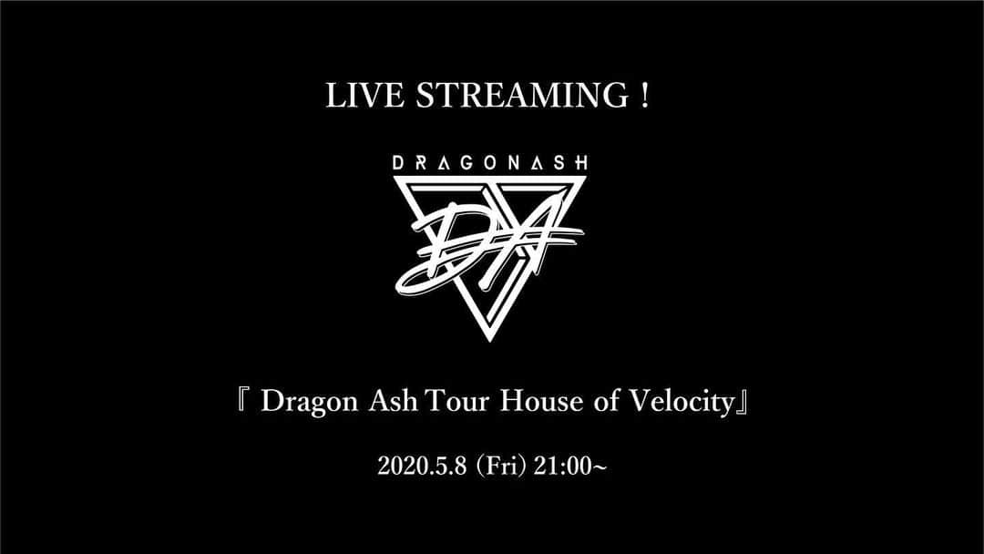 桜井誠のインスタグラム：「Dragon Ash公式YouTubeチャンネルにて、5/8（FRI）21時より、3週連続でライブハウスツアー映像をプレミア配信します！ 第1週目は、TOUR 「HOUSE OF VELOCITY」 チャンネル登録してお待ちください！ #dragonash」