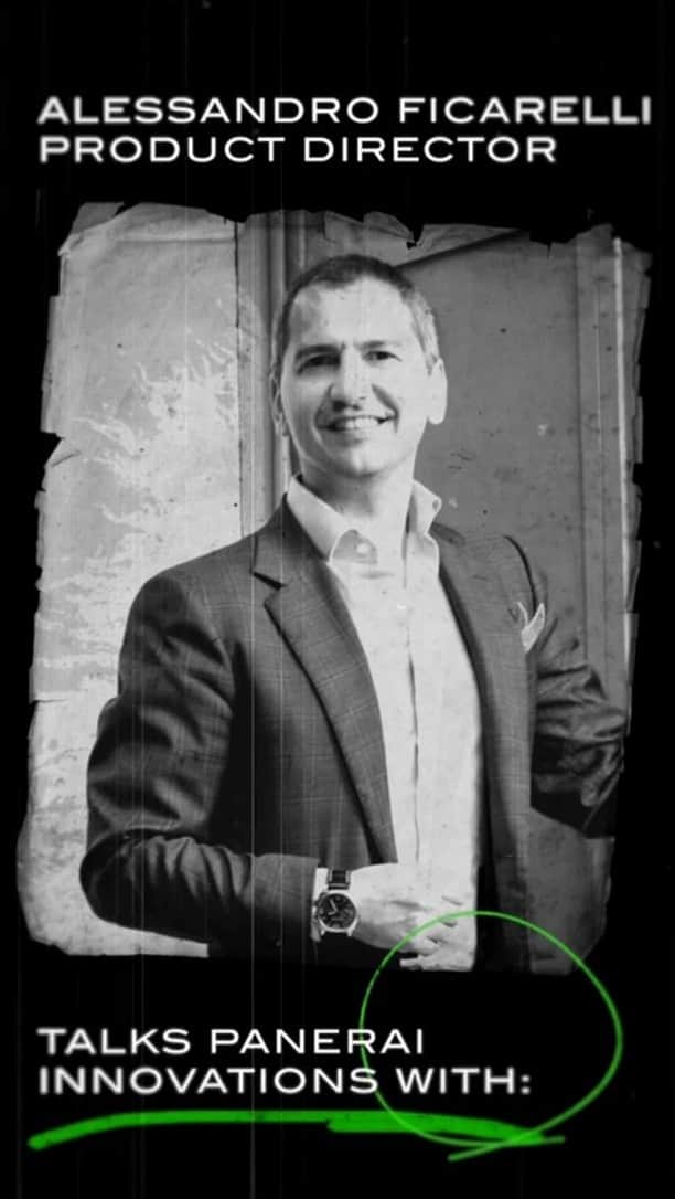 パネライのインスタグラム：「I had the luxury of sitting down with Panerai Product Director Alessandro Ficarelli to discuss the latest releases for the 70th anniversary of the Luminor as well as what goes into the design, innovation, and history of the brand we love so much.  It's not everyday you can speak candidly with the man behind the watches that you love so much so I hope you enjoy this little chat session.」