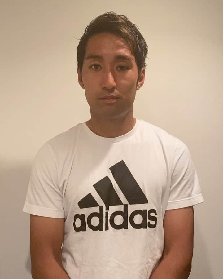 のインスタグラム：「‪Adidas trophy challenge！‬ ‪僕の思い出のアイテムはバンダナです！‬ @adidastokyo  #hometeam  #アディダス  #createdwithadidas  #内山靖崇」