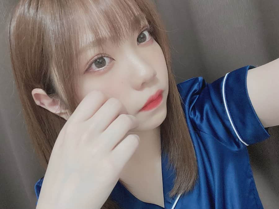 仲村和泉のインスタグラム：「メイクしたよ☺︎♡ . . #メイク #メイクアップ #gu#guパジャマ」