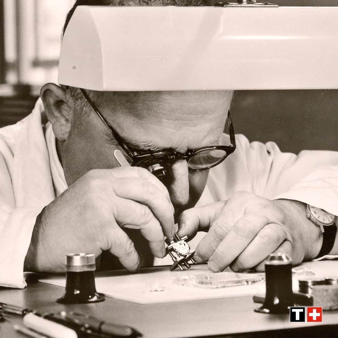 ティソさんのインスタグラム写真 - (ティソInstagram)「A glance in 1962: here is the making of a Tissot watch from the technical plan to the final step, the assembly.  #Tissot #TissotHistory #Watchmaking #Switzerland  #LeLocle」5月6日 22時44分 - tissot_official