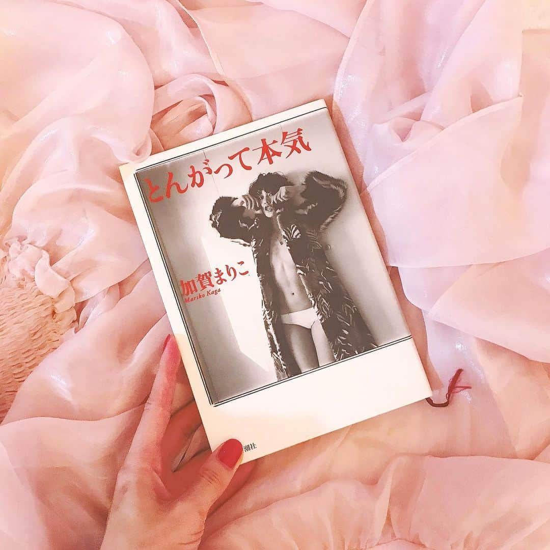 ハナエさんのインスタグラム写真 - (ハナエInstagram)「【7day's book cover challenge, Day6】﻿ 読書文化の普及に貢献する為のチャレンジで、好きな本を1日1冊、7日間投稿。本についての説明は必要なく、表紙画像のみアップ。﻿ ﻿ ﻿ ﻿ 6日目は加賀まりこ「とんがって本気」です。﻿ ﻿ ﻿ ﻿ アンカー走っちゃいますが、ご興味ある方はぜひチャレンジしてください。相互フォローでもそうでなくても。その際はわたしからバトン回ってきたよって書いても書かなくても、です♡﻿ ﻿ ﻿ ﻿ #7daysbookcoverchallenge #bookcoverchallenge #bookstagram #7日間ブックカバーチャレンジ ﻿#加賀まりこ #とんがって本気」5月6日 23時11分 - hanae_0227