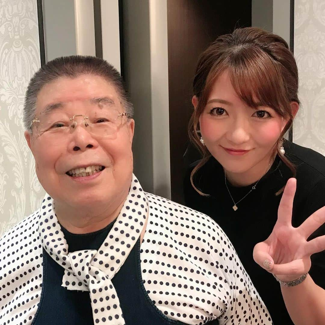 大河内美紗さんのインスタグラム写真 - (大河内美紗Instagram)「民謡の師匠小沢千月先生 先生と出会えて心から感謝 いつまでもお元気で長生きしてください #民謡うまくなりたい #みんよう春秋 #子年 #84歳 #年男 #36歳 #年女 #ミサイタル参加最年長様 #民謡 #アイドル #千月会」5月7日 0時08分 - misa_okochi