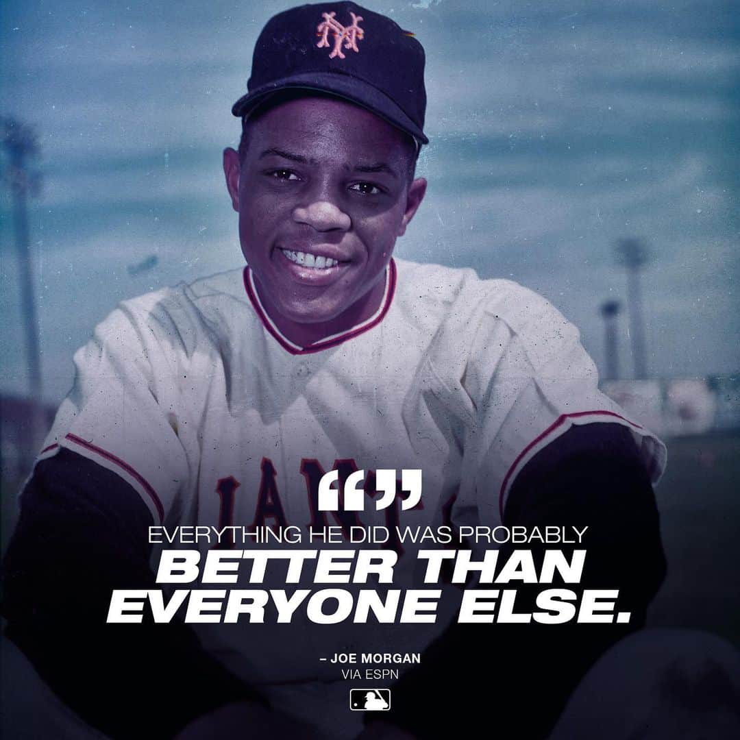 MLBさんのインスタグラム写真 - (MLBInstagram)「Even Hall of Famers are wowed by the Say Hey Kid. Happy birthday, Willie Mays!」5月7日 0時54分 - mlb
