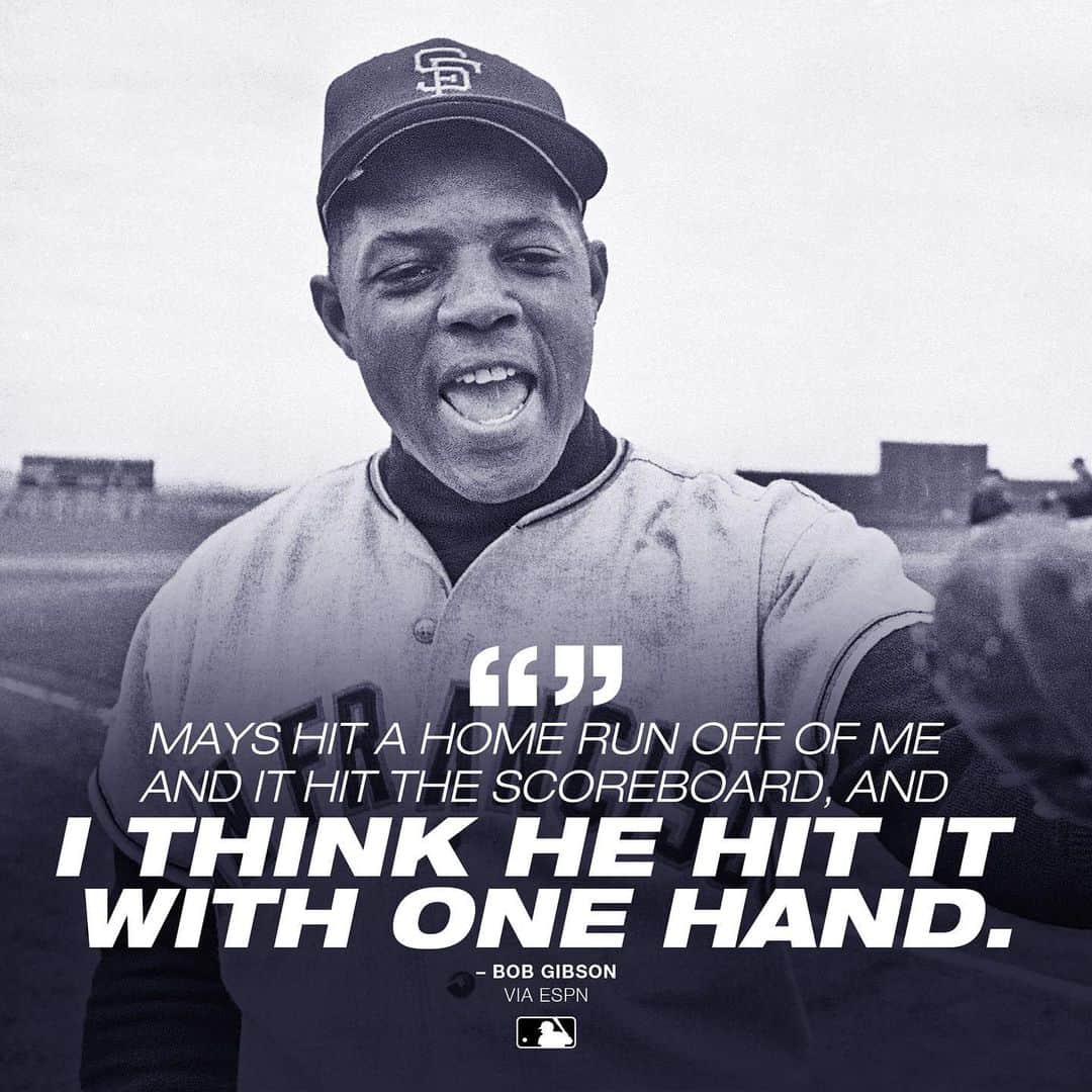 MLBさんのインスタグラム写真 - (MLBInstagram)「Even Hall of Famers are wowed by the Say Hey Kid. Happy birthday, Willie Mays!」5月7日 0時54分 - mlb
