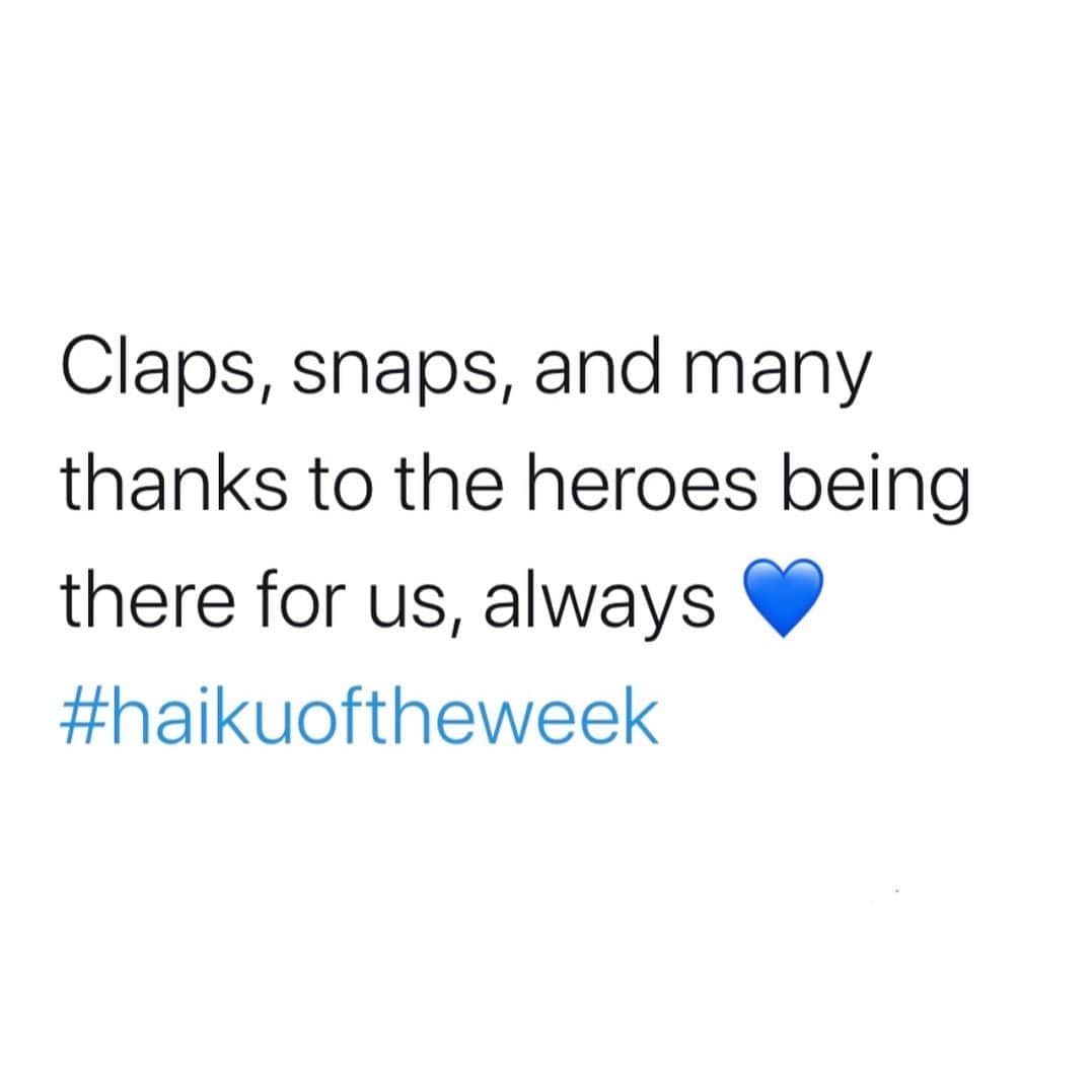 Warby Parkerのインスタグラム：「We're thanking all essential workers today (and every day)—we see 👀 you and appreciate everything that you do! 💙Want to thank an essential worker? Head over to our Story and write your own thank you haiku. We'll be resharing the love!」