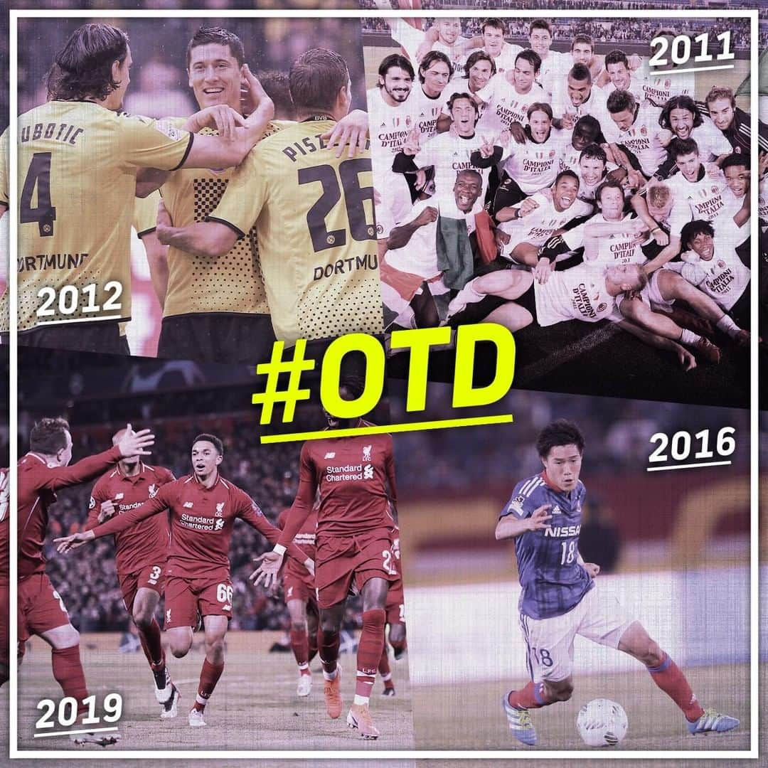 サッカーキングさんのインスタグラム写真 - (サッカーキングInstagram)「🧐5月7日は何の日？🧐⠀ 2011年 #ミラン が7シーズンぶり18回目のリーグ制覇🇮🇹⠀ 2012年 #レヴァンドフスキ がブンデス年間MVPを受賞⠀ 2016年 #横浜FM #遠藤渓太 とプロA契約締結⠀ 2019年 #リヴァプール が #バルセロナ に奇跡の大逆転🔴⠀ ⠀ サッカーキングは10周年！10年分のサッカー史を振り返ります⏰⠀⠀⠀⠀⠀⠀⠀⠀ #OnThisDay #OTD #SK10th⠀⠀ ⠀⠀ #サッカーキング #チャンピオンズリーグ #ブンデスリーガ #プレミアリーグ #リーガエスパニョーラ #セリエA #Jリーグ #soccerking #jleague #championsleague #seriea #bundesliga #laliga #premierleague」5月7日 8時00分 - soccerkingjp