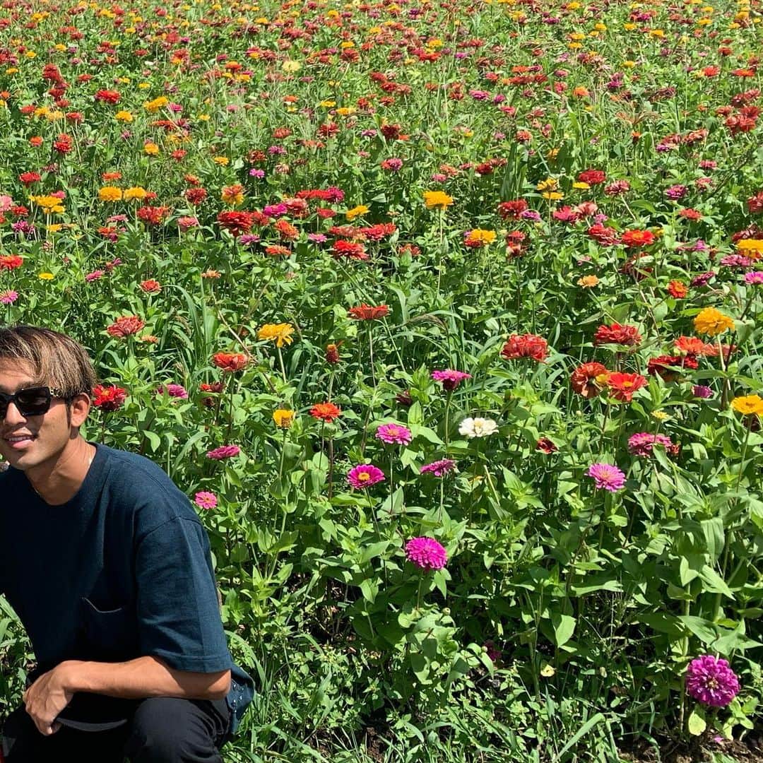 湯川正人のインスタグラム：「おはよ💐」