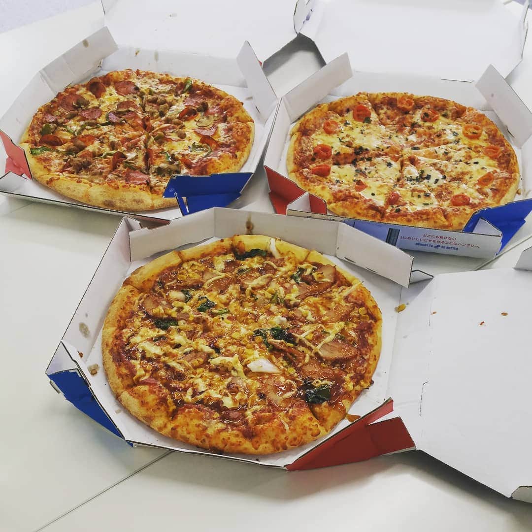 Toshiのインスタグラム：「‎⋆ 【 Pizza day🍕 】」