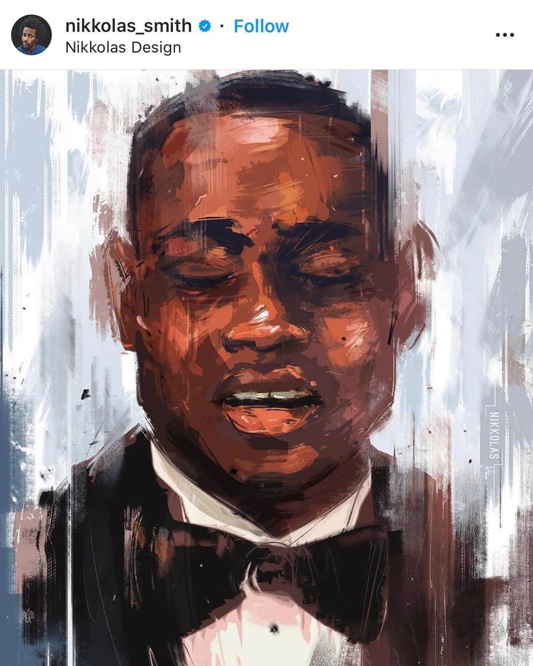 コビー・スマルダーズのインスタグラム：「A hauntingly beautiful drawing by @nikkolas_smith I am really paralyzed by this event. Support the family and this community by going to www.runwithmaud.com or text Justice to 55156 #justiceformaud」