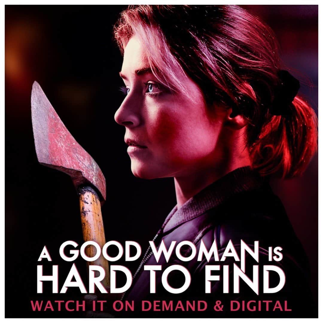 サラ・ボルジャーのインスタグラム：「Yes! Finally!! Available Friday On Demand & to buy or rent on iTunes in the US. #AGoodWomanIsHardToFind」