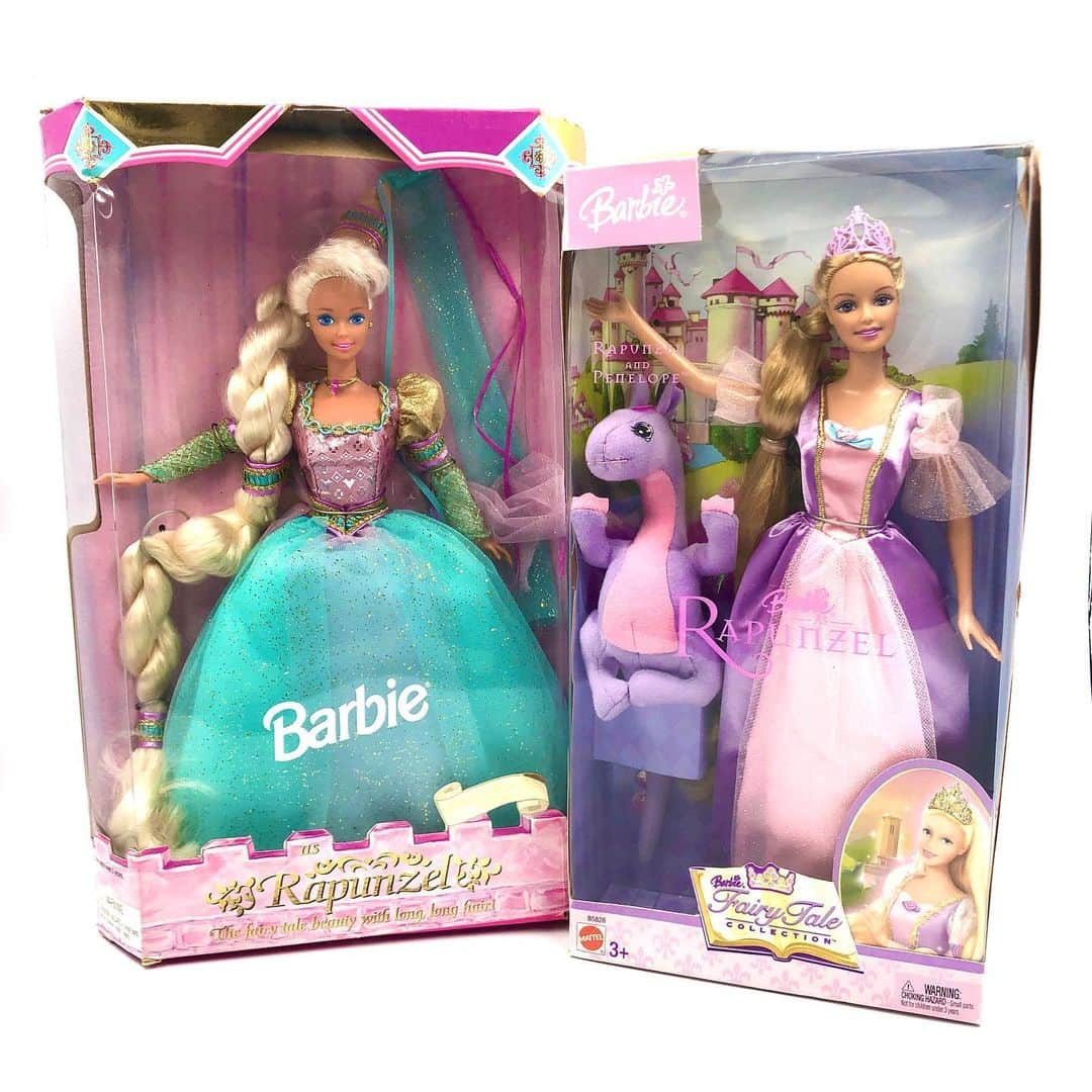 おもちゃやSPIRALさんのインスタグラム写真 - (おもちゃやSPIRALInstagram)「Rapunzel Barbie入荷しました！﻿ ﻿ どちらも8500円です！﻿ ﻿ SALEご利用の際は﻿ STAY HOME SALEの記載をお忘れなく✨😊」5月7日 17時02分 - spiral_toy