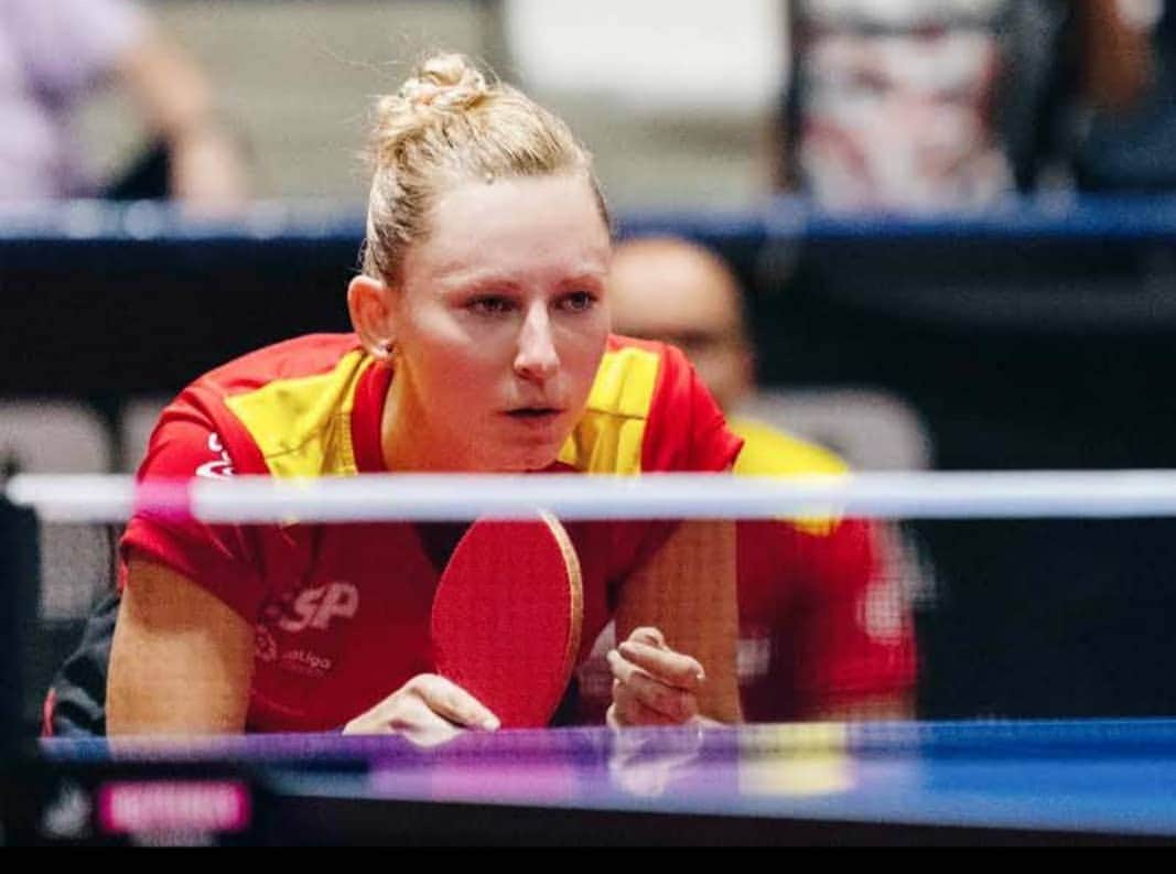 ガリア・ドボラクのインスタグラム：「55 days without playing table tennis. Strangest feeling on earth.」
