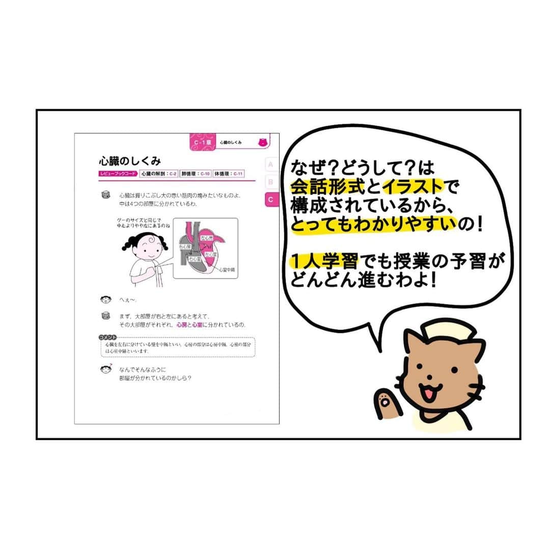 ネコナースさんのインスタグラム写真 - (ネコナースInstagram)「【ステイホームでも楽しく看護が学べる！？】 . 看護学生の皆さま、いかがお過ごしでしょうか。🌷 . コロナウイルスの影響で4月からの授業が延期になり、 お家でどう過ごしたらよいかわからなくなったりしていませんか？ かといって勉強する気も起きづらいですよね… そんなあなたには『なぜ？どうして？』がおすすめ！ . 『なぜ？どうして？』は、 読みやすい会話形式とイラストで、根拠から理解できます！🐱 . 国試の内容もしっかりカバーしているので、 低学年の方だけではなく、4月から最終学年になる学生さんにもオススメの一冊です✨ . ステイホーム中は『なぜ？どうして？』で 看護を楽しく勉強しちゃいましょう！！！ . #なぜどうして #レビューブック #看護師国家試験 #第110回看護師国家試験 #看護学生さんと繋がりたい #苦手を克服 #勉強垢 #ステイホーム #看護を楽しく」5月7日 17時04分 - neco_nurse