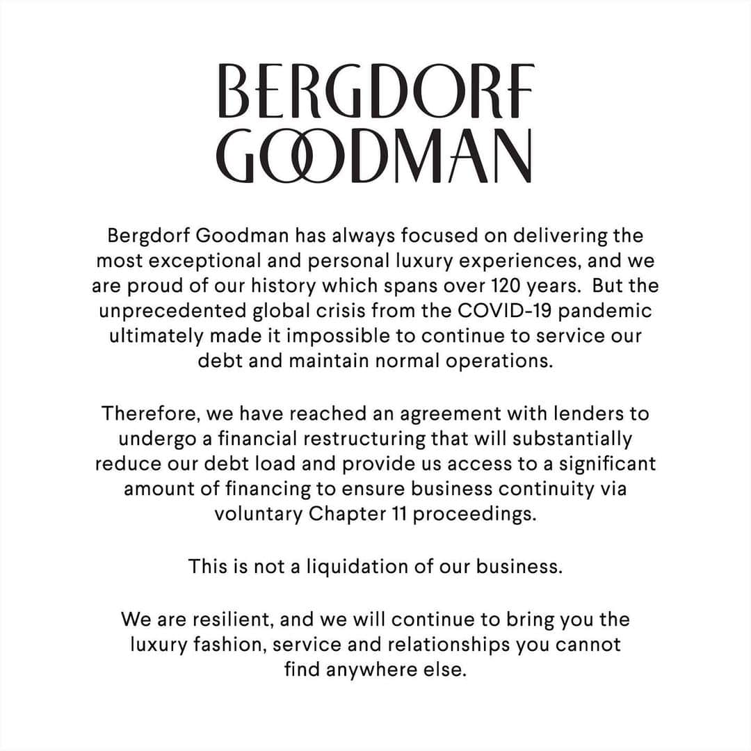 Bergdorf Goodmanさんのインスタグラム写真 - (Bergdorf GoodmanInstagram)「A message to our customers.」5月7日 23時42分 - bergdorfs