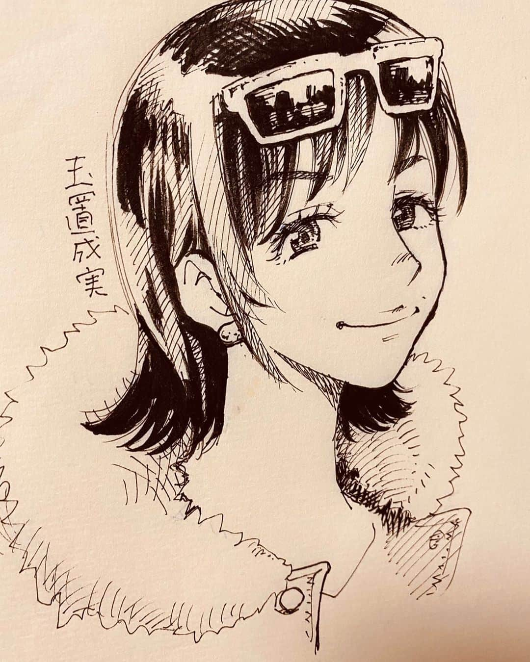 玉置成実さんのインスタグラム写真 - (玉置成実Instagram)「べるくらさんが描いてくださった💕 嬉しい！！ありがとうございます✨」5月7日 18時36分 - nm_tmk