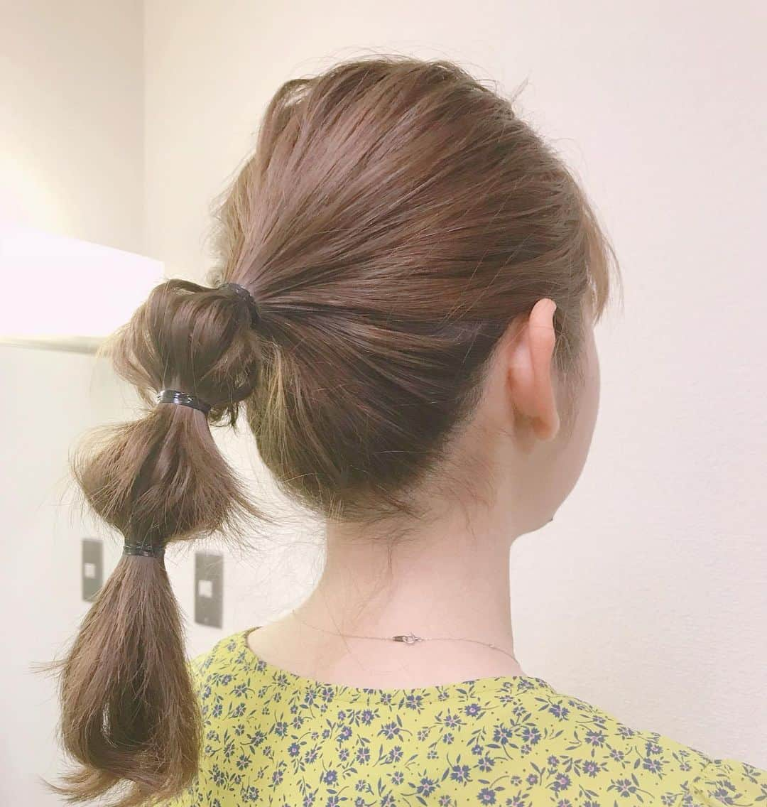 宮﨑真実さんのインスタグラム写真 - (宮﨑真実Instagram)「前の投稿のヘアアレンジ👏髪を巻かずにできるヘアアレンジありがたい👯‍♀️ #ヘアアレンジ #ヘアアレンジ簡単 #簡単ヘアアレンジ #ボブアレンジ #ボブ #アレンジ #アレンジ動画 #九州 #びようしつ #美容室 #みんなでつくる高総体」5月7日 18時32分 - miyazakimami.spocom