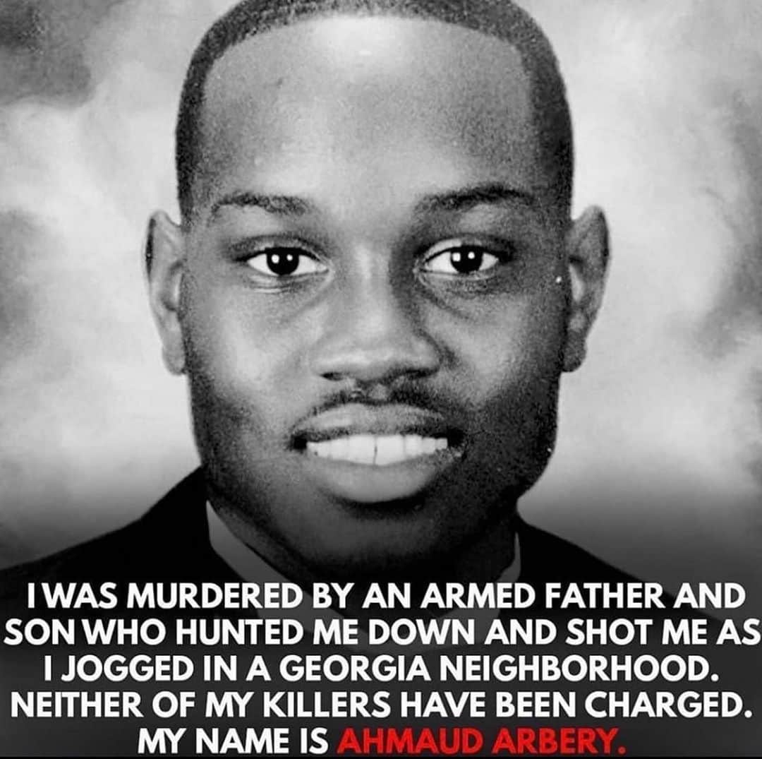 ラウル・カスティージョのインスタグラム：「#Repost @joseiswriting ・・・ Justice for #AhmaudArbery. . . . #blacklivesmatter  image from @wkamaubell」
