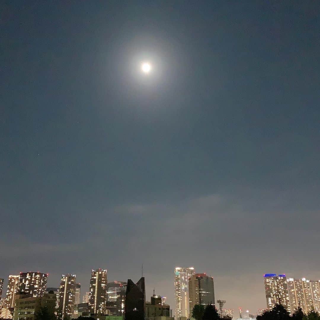松浦有希さんのインスタグラム写真 - (松浦有希Instagram)「月の美しさ！ そして ナポリタンを作った(*´꒳`*) #フラワームーン #フラワームーン2020  #ナポリタン」5月7日 23時54分 - 12bambi12_yuki_matsuura