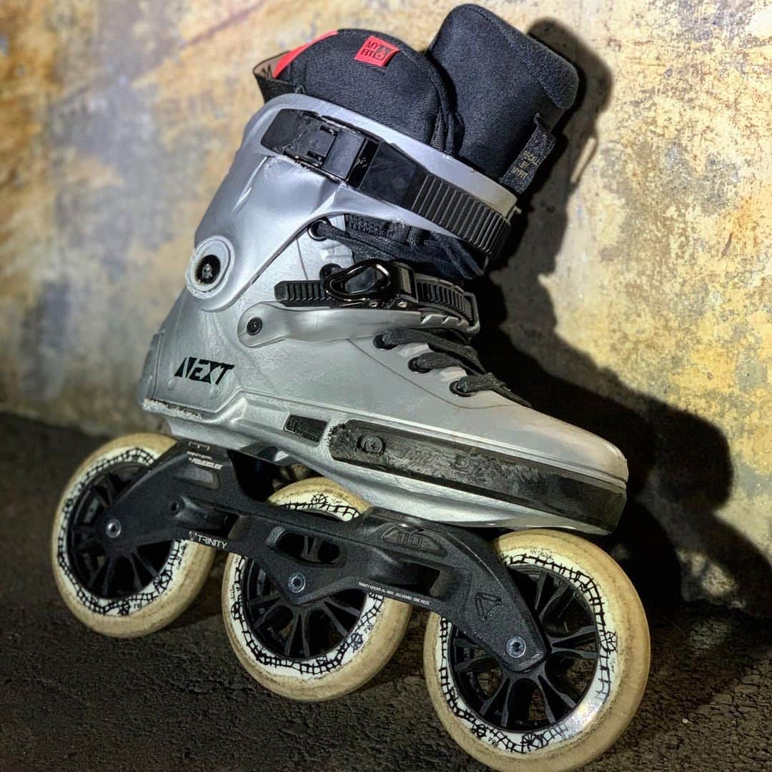 安床武士のインスタグラム：「My #next110 . @powerslidebrand  @myfitliners  @undercoverwheels  #inlineskate #powerslidebrand #takeshiyasutoko #インラインスケート #安床武士 #mykicks」
