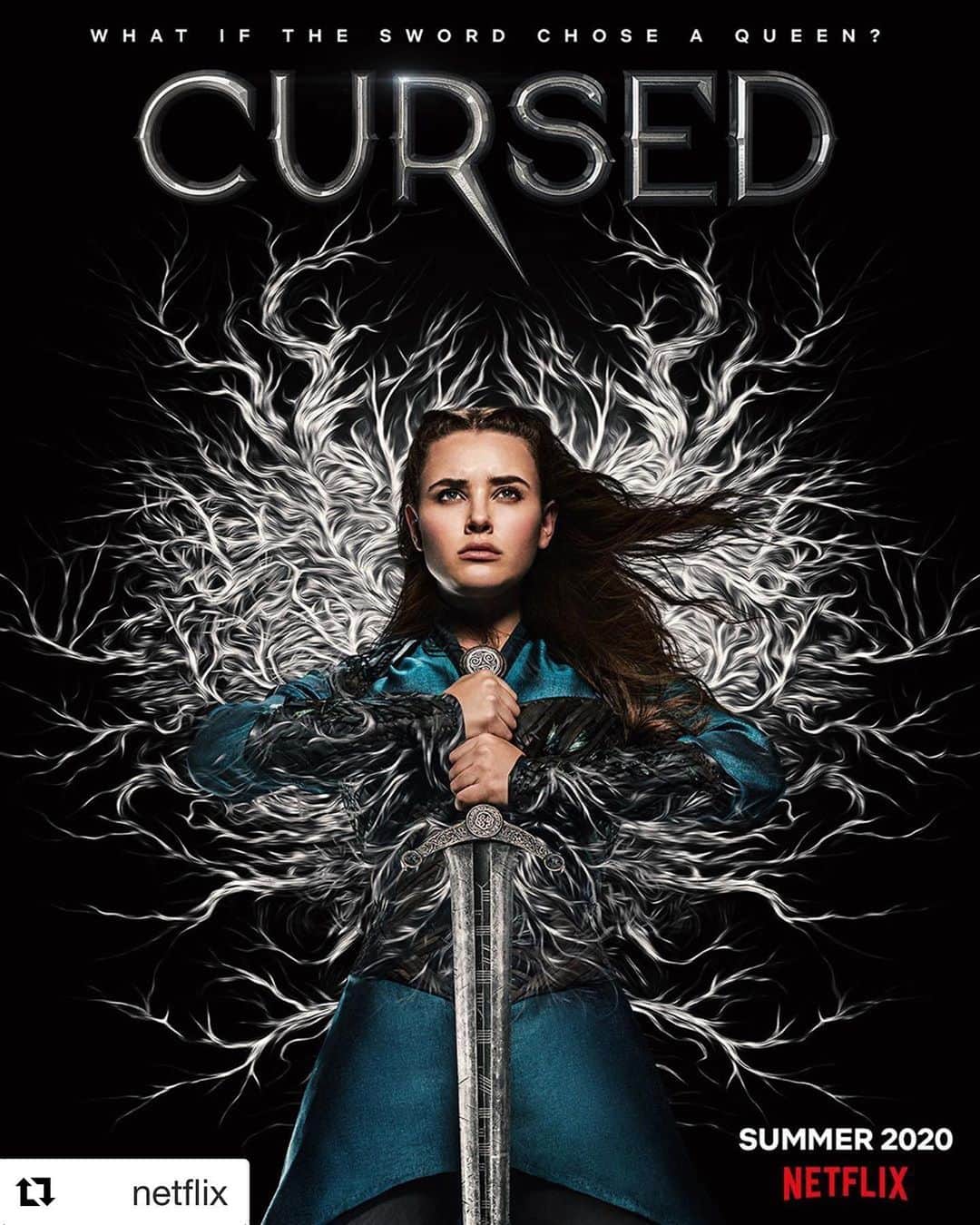 ダニエル・シャーマンのインスタグラム：「#Repost @netflix ・・・ @Cursed, coming this summer 2020」