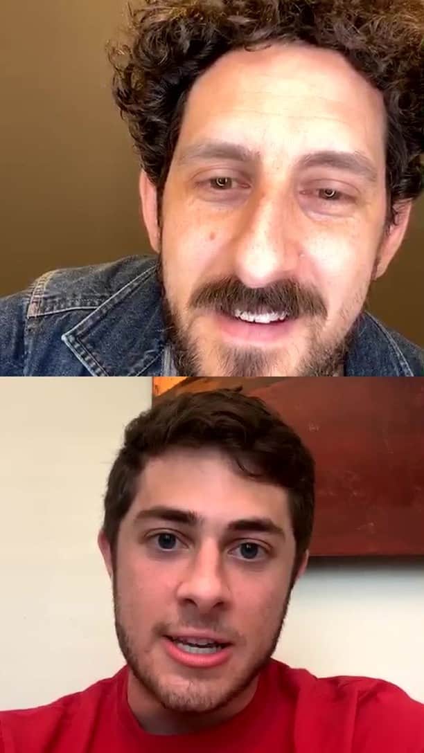 アダム・シャピロのインスタグラム：「Never Have I Ever...gone live with Jaren on insta」