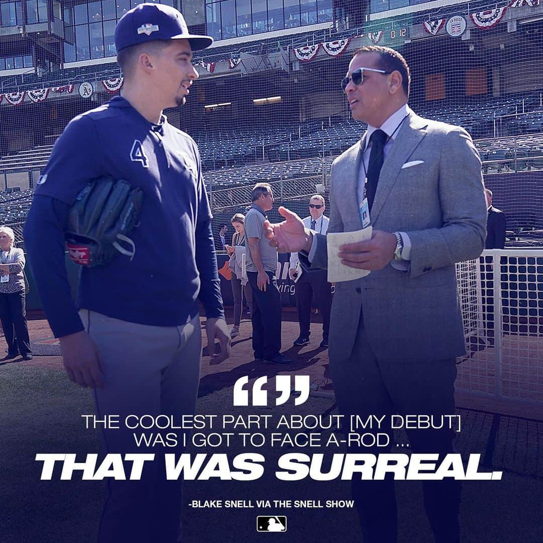 MLBさんのインスタグラム写真 - (MLBInstagram)「Blake got to his face his baseball idol in his big-league debut. Who would that be for you?」5月8日 5時29分 - mlb