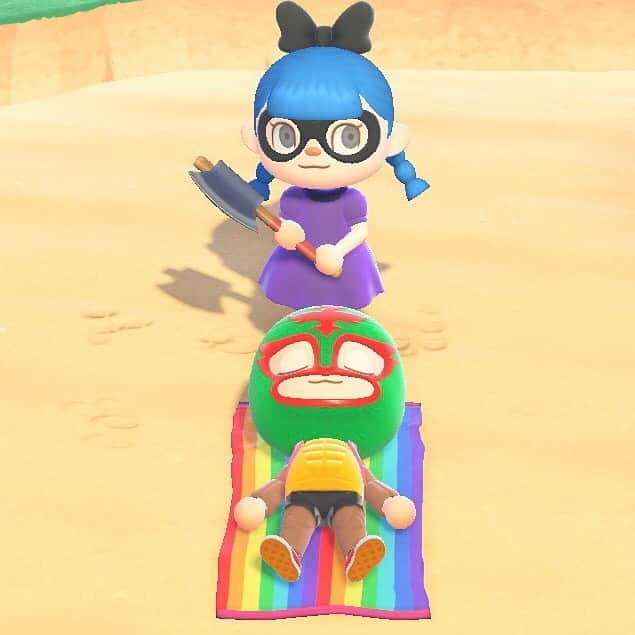 ゆらのインスタグラム：「🌲🪓」
