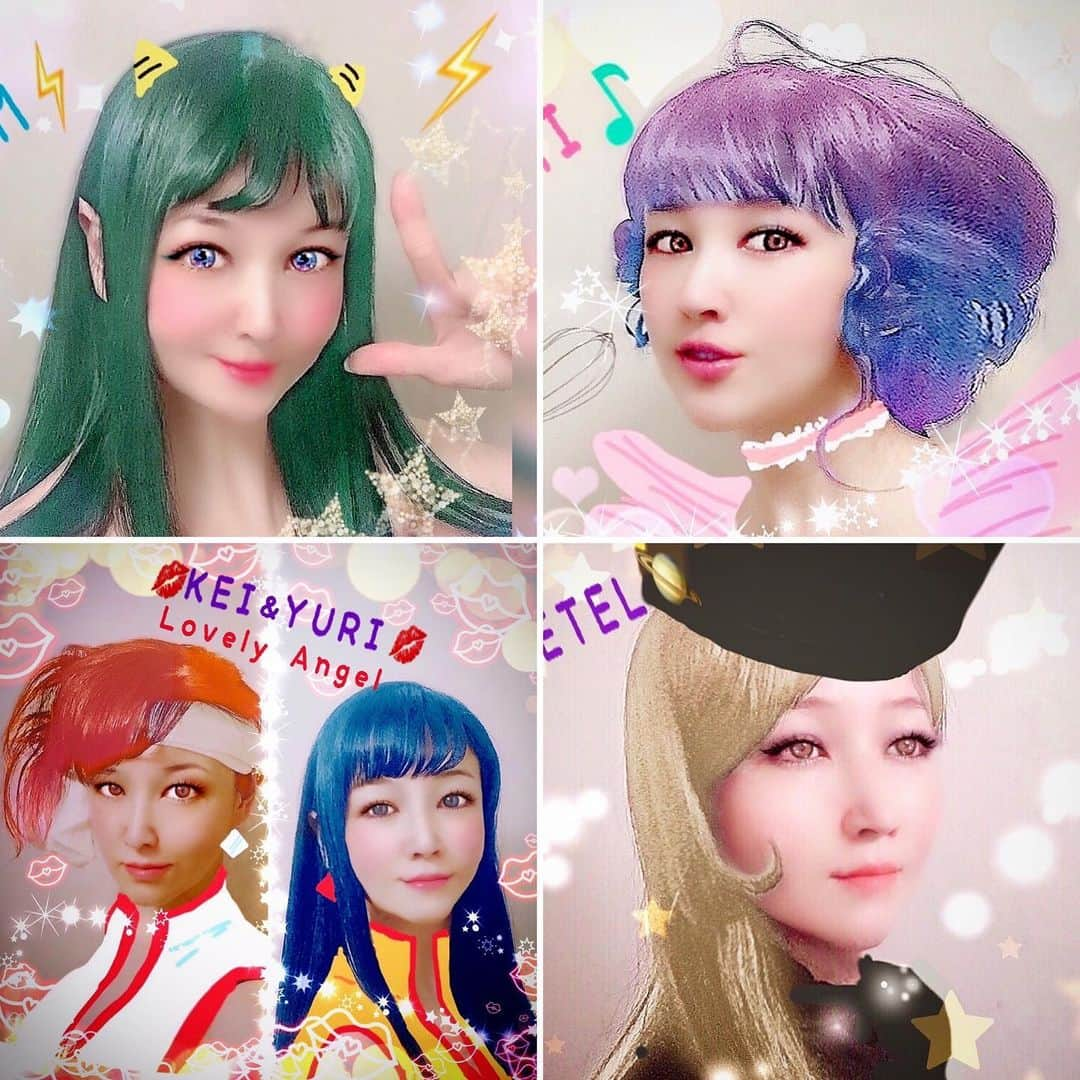 田中香子さんのインスタグラム写真 - (田中香子Instagram)「さて、先日の エアコスプレ。  使ったアプリは Beauty Plus と Makeup Plus。  すっぴんからの 大改造、指一本で ココまでイケる。  すっぴん写真も けっこうズルしてるし。  そんなわけで 私が再放送で見たい 昭和アニメヒロイン 四天王でした♡  #エアコスプレ #0円コスプレ #おうちで過ごそう  #stayhome  #ラム #うる星やつら  #クリィミーマミ #ダーティーペア #メーテル #selfie #i #me  #selfieesoo #actresoo  #すっぴんすんません #でもアプリマジック #アプリ整形」5月8日 17時53分 - soo.yt