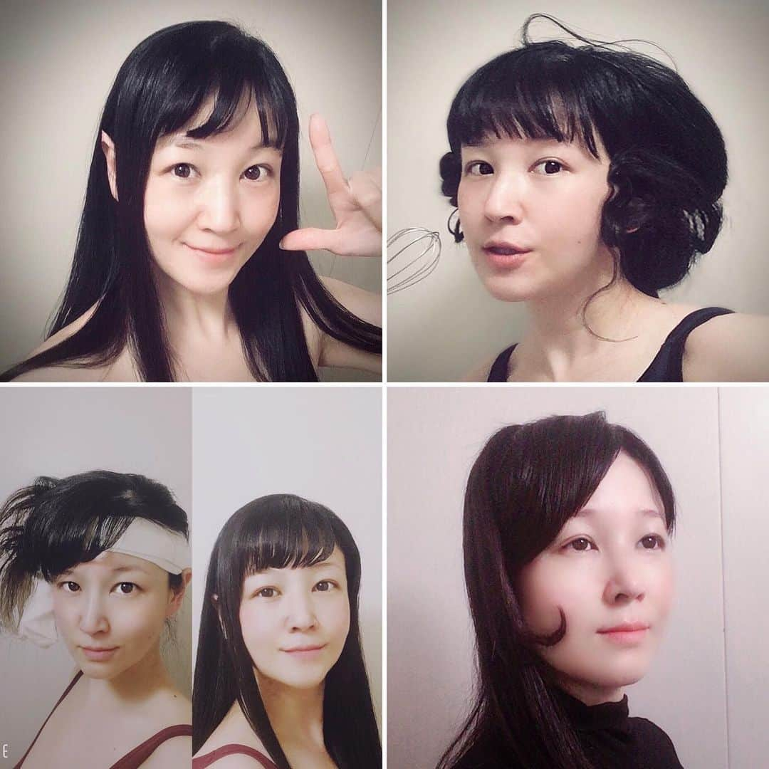 田中香子さんのインスタグラム写真 - (田中香子Instagram)「さて、先日の エアコスプレ。  使ったアプリは Beauty Plus と Makeup Plus。  すっぴんからの 大改造、指一本で ココまでイケる。  すっぴん写真も けっこうズルしてるし。  そんなわけで 私が再放送で見たい 昭和アニメヒロイン 四天王でした♡  #エアコスプレ #0円コスプレ #おうちで過ごそう  #stayhome  #ラム #うる星やつら  #クリィミーマミ #ダーティーペア #メーテル #selfie #i #me  #selfieesoo #actresoo  #すっぴんすんません #でもアプリマジック #アプリ整形」5月8日 17時53分 - soo.yt