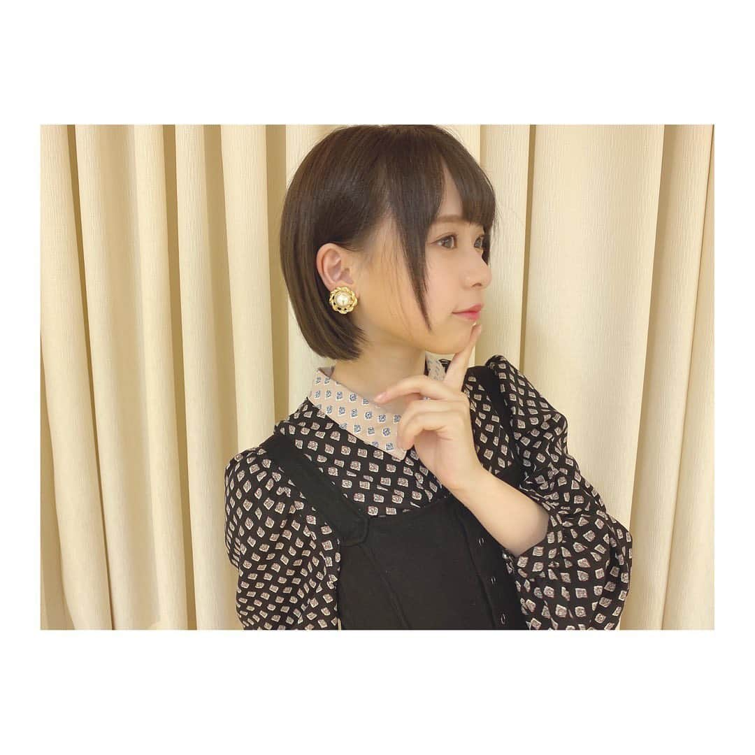 倉野尾成美さんのインスタグラム写真 - (倉野尾成美Instagram)「しゃきーん！ 多分、年末くらいのわたし。 #ショート #イヤリングお気に入り」5月8日 17時50分 - noochan_1108