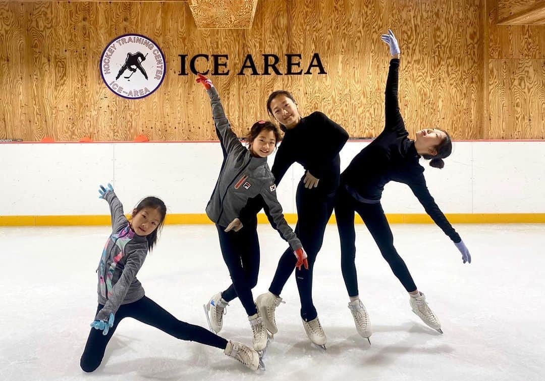 郭珉整のインスタグラム：「예뽀예뽀❤️💪🏻⛸」