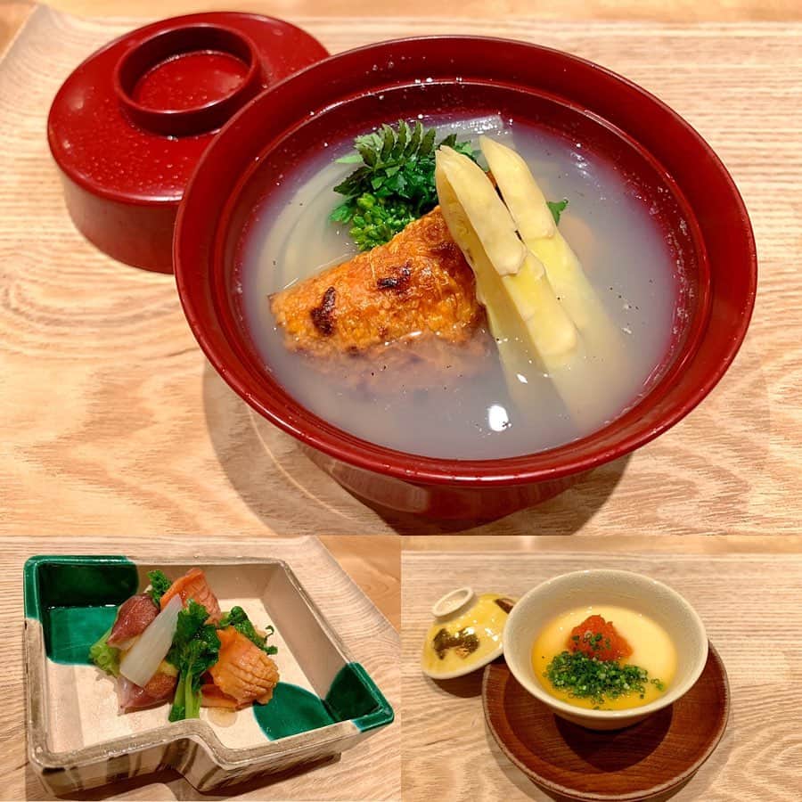 百合華さんのインスタグラム写真 - (百合華Instagram)「京都祇園にあるミシュラン一つ星の和食割烹『きだ』にてディナータイム🎶﻿ ﻿ 旬の高級食材をふんだんに使用した本格的な超絶割烹料理のお任せディナーコースをいただきました🥰﻿ ﻿ 一つ一つの食材達に選び抜かれた大将の拘りを感じつつ、お出汁の奥深さを味わえる逸品に仕上げてくださる熟練の技にも大感動✨✨✨ ﻿ ﻿ 至福なコースの続きは次回UP致します❤️ ﻿ ﻿ #japan﻿ #日本﻿ #kyoto ﻿ #京都﻿ #祇園﻿ #割烹 ﻿ #和食割烹﻿ #きだ﻿ #祇園きだ ﻿ #michelinstar ﻿ #michelin1star ﻿ #ミシュラン一つ星 ﻿ #旬﻿ #高級食材﻿ #拘り﻿ #出汁﻿ #奥深い﻿ #逸品﻿ #感動﻿」5月8日 13時38分 - yurika.lovelily