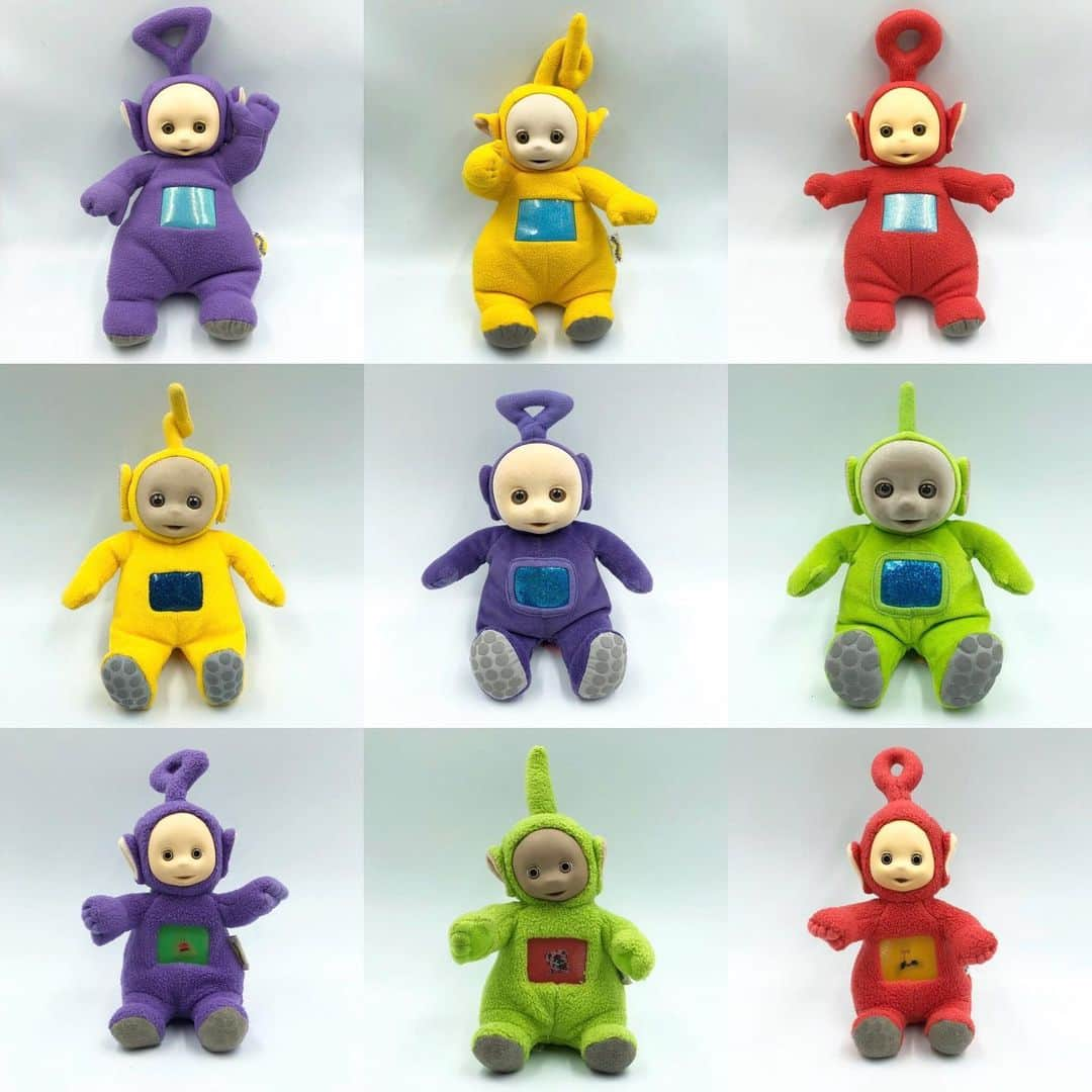 おもちゃやSPIRALさんのインスタグラム写真 - (おもちゃやSPIRALInstagram)「90's Teletubbies Plush沢山あります！﻿ ﻿ 上段 Talking All 5500円﻿ 中段・下段　All 3000円﻿ ﻿ こちらもSALE対象です👽🎉﻿ ﻿ ご注文の際はSTAY HOME SALEの記載をお忘れなく😃」5月8日 15時20分 - spiral_toy