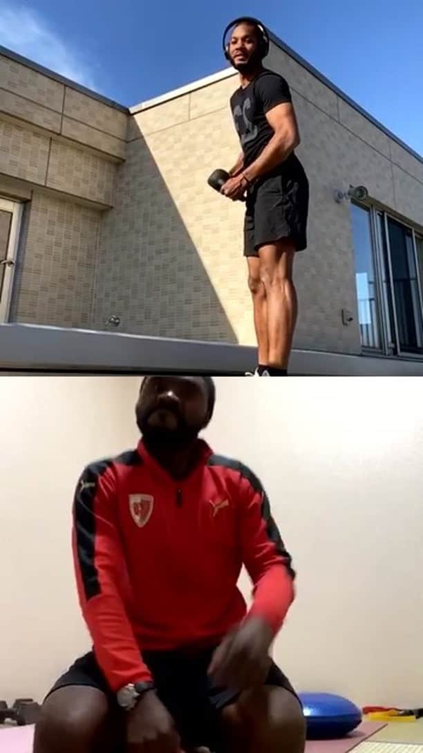 カルフィン・ヨン・ア・ピンのインスタグラム：「Self training 💪🏾」