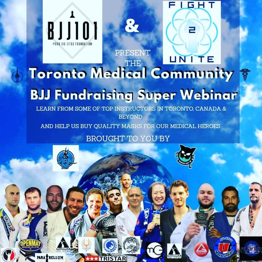 ヤニ・ゲルマンさんのインスタグラム写真 - (ヤニ・ゲルマンInstagram)「Dear friends, this Saturday, May 9th, my great friend and professor @elliottbayev along with @fight2unite and @BJJ101.tv, is running a fundraising webinar to help purchase high quality PPE masks for Toronto medical professionals. A dozen of the top BJJ instructors in Canada and internationally are coming together to help support our life-saving heroes. Each superstar instructor will run a mini seminar for intermediate to advanced practitioners, followed by a solo at-home beginner’s intro to Jiu-Jitsu session at 3PM EST.  If you have a couple extra bucks please consider donating to this very worthy cause, or if you have a moment please spread the word to all the BJJ folk you know and anyone you want to introduce to the art. See you on the *virtual* mats! Oss : )  To RSVP follow this link:  https://events.fight2unite.org/bjj101-tv-to-medical-community-fundraiser」5月9日 2時50分 - yanigellman