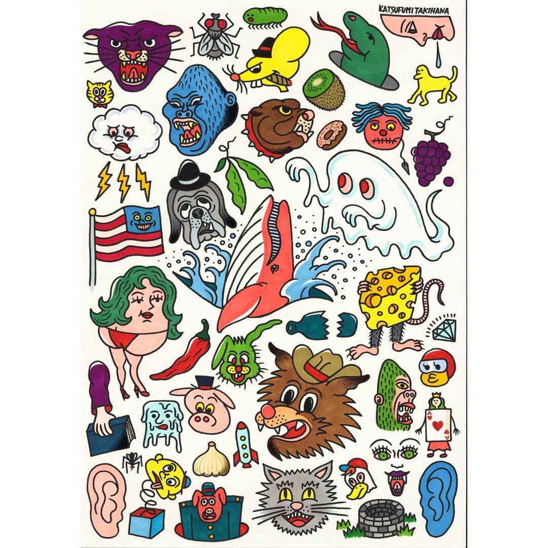 Katsufumi Takihanaのインスタグラム：「364×257 Marker:Colored pencil」