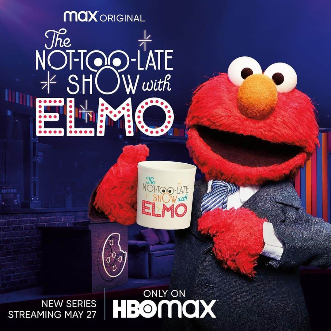 セサミストリートさんのインスタグラム写真 - (セサミストリートInstagram)「Get ready for laughs, songs, and games - all before bedtime! The #NotTooLateShow with Elmo is streaming May 27 on @hbomaxfamily!」5月8日 21時14分 - sesamestreet