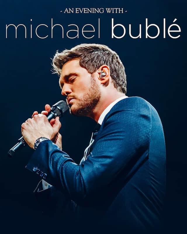 のインスタグラム：「Michael will be returning to his hugely successful “An Evening With Michael Bublé” Tour in the USA in February and March 2021 with an opening night in Salt Lake City on February 6th. Tickets for previously scheduled dates will be honored. "I am so looking forward to getting back on stage. I've missed my fans and my touring family. Meantime, I hope everyone stays safe. We can all look forward to a great night out,” - Michael.  See the list of new dates at michaelbuble.com/tour」