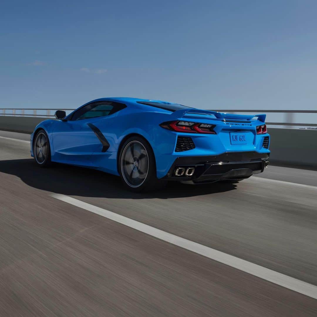 Corvetteのインスタグラム：「Our most thrilling #Corvette yet. As powerful as it is stunning. #Stingray #Vette #C8」