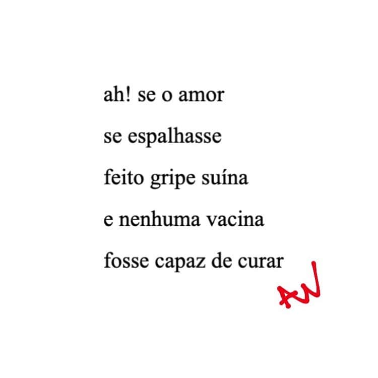 Alice Wegmannのインスタグラム：「escrevi esse poeminha anos atrás. aqui estamos」