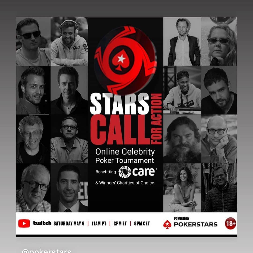 ガブリエル・マクトのインスタグラム：「Saturday May 9 at 11am PT 2pm ET 8pm CET I will be among STARS CALL FOR ACTION which is an online Celebrity Poker Tournament powered by @pokerstars I am playing in support of dine11.org (click on my bio) @dineoneone @dineoneonenyc where they are supporting local restaurants and our honorable front lines by feeding them. You can watch on #TWITCH as we #ZOOM #nolimitholdem see you at the table @hankazaria @amyschumer @doncheadle @briankoppelman @_schwim_ @jalexander1959 @bradgarrett @bryancranston @aaronpaul @jackblack @officialterihatcher @maxbeesley7 @willie.garson @lisakudrow @kevinpollak123 @tracylettsofficial #starsraising #idontplaytheoddsiplaythemen/women」