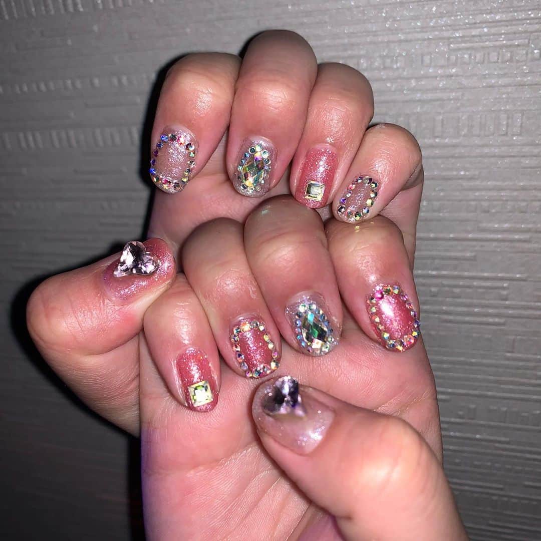 すうれろさんのインスタグラム写真 すうれろinstagram ネイル 行けない しばらくマニキュアしてたけど爪がボロボロになるしすぐ禿げるので久しぶりに セルフジェルネイル 3時間くらいかかったし やっぱりまだまだ下手くそだけど今までで一番可愛くでき