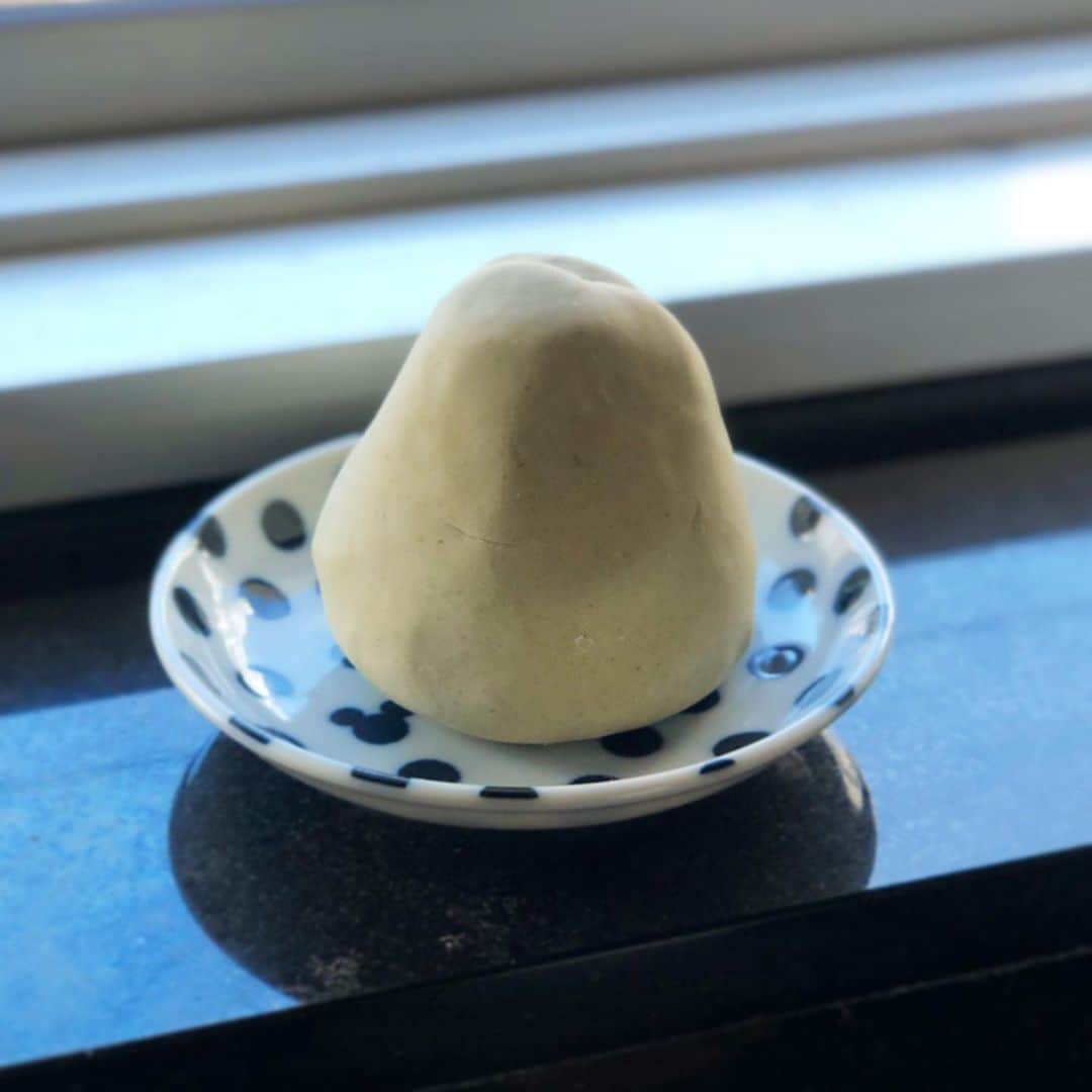 小宮山雄飛さんのインスタグラム写真 - (小宮山雄飛Instagram)「今朝も蕎麦打ちからスタート。これがこねてまとめた状態。こっから延ばして折って切ります。1〜2人前だったら茹でるお湯を沸かしてる間に打てちゃうんです。　#おうちグルメ　#そば打ち #隠れミッキー」5月9日 15時04分 - yuhikomiyama