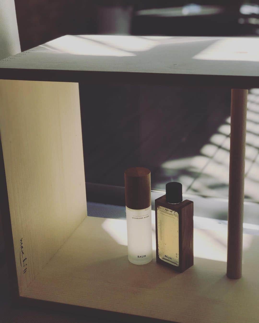 濱中鮎子のインスタグラム：「@shiseido から新しく誕生するブランド　@baum_global からステキな<STAY HOME BOX>なるギフトをいただきました。 樹木のちからを肌と心に。 マインドも肌も瑞々しく満たされて、ほんとに心地いい！ ローションはとろみがあります。  ルームスプレーも柔らかな香りで癒される... お嬢はボトルを舐め回して気に入っていました！  #baum  #baum_global  #baum_beauty  総研さん　@itskn  ありがとうございました！」